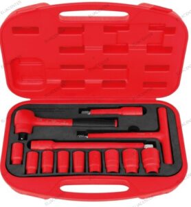 JUEGO DE DADOS AISLADOS 1000V TRAMONTINA POR 13 PZS 