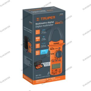 MULTIMETRO DIGITAL CON GANCHO ( PINZA AMPERIMETRICA ) TRUPER (10404)