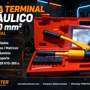 PRENSA TERMINAL HIDRÁULICO 10 - 300 mm²