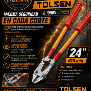 CIZALLA AISLADA 1000V 24" (610 mm) TOLSEN